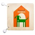 Kid-O Animal Homes Wooden Book