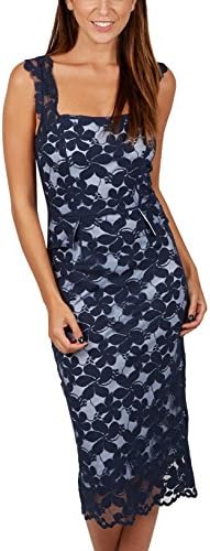 Joe Browns Women's Mademoiselle Lace Dress Blue (12)