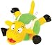 Griggles Grand Slam Gang toy yellow cow 4 Latex Dog Toy