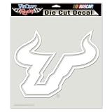SOUTH FLORIDA BULLS 8"x8" CLEAR DIE CUT DECAL