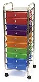 Advantus Cropper Hopper Home Center Rolling Cart, 10 Drawer Multi Advantus Cropper Hopper Home Center Rolling Cart, 10 Drawer Multi