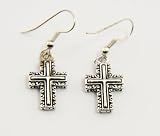 4030085 Cross Christian Scripture Bible Religious Earrings