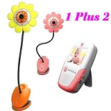 Handheld Portable 2.5 Video Color Baby Monitor 2.4GHz Wireless Camera Daisy-(Day & Night) (Video & Audio) Infant Nursery Monitor with rechargeable receiver w/2 Packs CCTV Surveillance Cameras