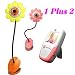 Handheld Portable 2.5 Video Color Baby Monitor 2.4GHz Wireless Camera Daisy-(Day & Night) (Video & Audio) Infant Nursery Monitor with rechargeable receiver w/2 Packs CCTV Surveillance Cameras
