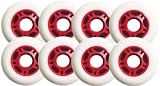 8 76mm 89a PRO WEAR Outdoor Rollerblade Inline Wheels