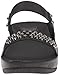 FitFlop Women's Amsterdam Studded Slide, Black, 8 M US