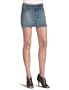 ABS by Allen Schwartz Women's Denim Yoked Grommet Skirt,Indigo,26