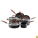Rachael Ray 10-Piece Hard-Anodized Cookware Set, Orange