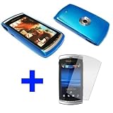 G5 Accessories Sony Ericsson Vivaz U5 Blue Gel Case/Skin/Cover + Free Screen Protector