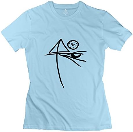Graphic Short-Sleeves Evil Eye Tee Shirts For Woman