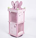 Product details for Sugar Plum Revolving Bookcase Shelf Levels of Discovery