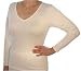 Cuddl Duds Ladies Climatesmart V-Neck Long Sleeve Top