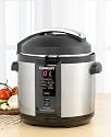 Cuisinart CPC-600 1000-Watt 6-Quart Electric Pressure Cooker, Brushed Stainless and Matte Black