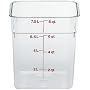 CamSquare 8-Quart Food Container, Clear by Cambro