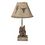 Carson Western Saddle Nursery Lamp by Glenna Jean