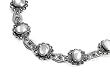 Silver Marcasite Necklace, Size: 16 inches