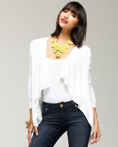 bebe Double Drape Cardigan