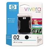 HEWC8721WN Inkjet Cartridge, For Photosmart 3210/3310, HP 02, Black
