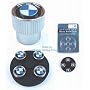 4 BMW Genuine Wheel Tire Valve Stem Caps Cap with BMW Logo