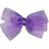 Posies Accessories Bitty Purple Grape Sheer Hair Bow