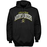 Appalachian State Mountaineers Black Arched Hoody Sweatshirt