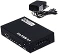 APG 3D 1080p 1 in 4 ut HDMI Splitter Amplifier Repeater Full HD 1X4 Port Box Hub with US Adapter