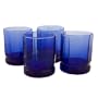 Anchor Hocking "COBALT" Rocks Glasses (set of 4)