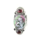 Sterling Silver Cupid Shell Ring by Sajen