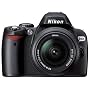 Nikon D40X Digital SLR Camera With 18-55mm Lens - Black (10.2MP)
