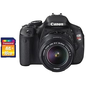 Canon EOS Rebel T3i Digital Camera SLR Kit With Canon EF-S 18-55mm IS II + 16 GB Memory Card