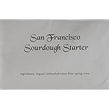 Organic Sourdough Starter The Real One from San Francisco with a Free Plastic Dough Divider-Scraper and No-Questions-Asked Replacement Guarantee