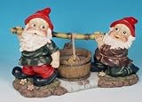 Decorative Gnome Pair Garden Planter