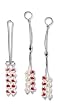 California Exotics Nipple and Clitoral Non-Piercing Body Jewelry, Ruby