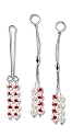 California Exotics Nipple and Clitoral Non-Piercing Body Jewelry, Ruby