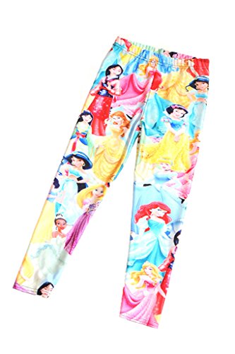 Timemory Little Girls Disney Cartoon Movie Print Leggings Child Tights