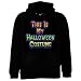 This Is My Halloween Costume Sweatshirt, Halloween Costume Hoodies, Large, Red
