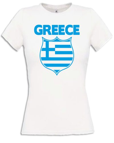 FUSSBALL WM 2014 – GRIECHENLAND FANSHIRT 3333(F) Gr. XL