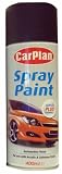 CARPLAN SATIN BLACK SPRAY PAINT 400ML AEROSOL