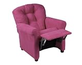 Ace Bayou 64963 Juvenile Recliner Traditional Racy Microfiber, Pink