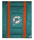 Miami Dolphins Sidelines Comforter (Twin, Full & Queen)