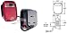 Truck-Lite Multi-Function Three Stud Bulb Replaceable Tail Light 4027