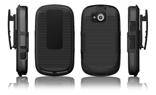 Kyocera Torque XT Case with Belt Clip Holster Combo by PROTECH for Kyocera e6715XT