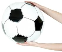 Inflatable Football (24in) - Black & White