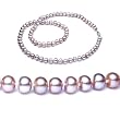 AugustinaJewelry Single Strand 22 Inch 7.0-8.0mm Lavender Semi-Round Freshwater Cultured Pearl Necklace