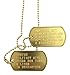 Custom Brass Military Style Dog Tag