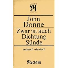Zwar ist auch Dichtung S�nde. Gedichte englisch und deutsch