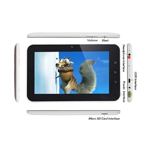 7" Pulgadas Google Android 4.0 Tablet PC Capacitiva Multi-Tácti, WIFI, Cámara,