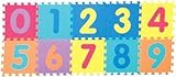 パズルマット(10枚セット)すうじ  66246