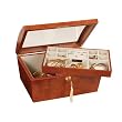 "Lincoln" Mele & Co. Jewelry Box in Burlwood Walnut