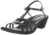 Mephisto Women's Etnie Slingback Sandal,Black Patent,8 M US